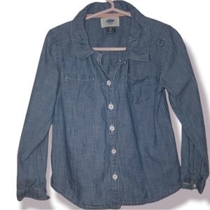 EUC*Old Navy Chambray button-down top size: 5t